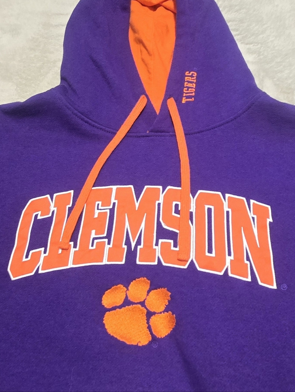 Colosseum Clemson Tigers Pullover Hoodie Sweatshirt Mens XL NCAA - Picture 2 of 6